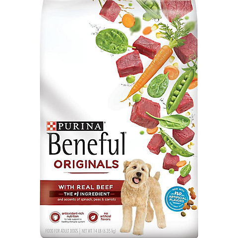 Purina Beneful Adult Dry Dog Food With Real Chicken, 14 lbs.