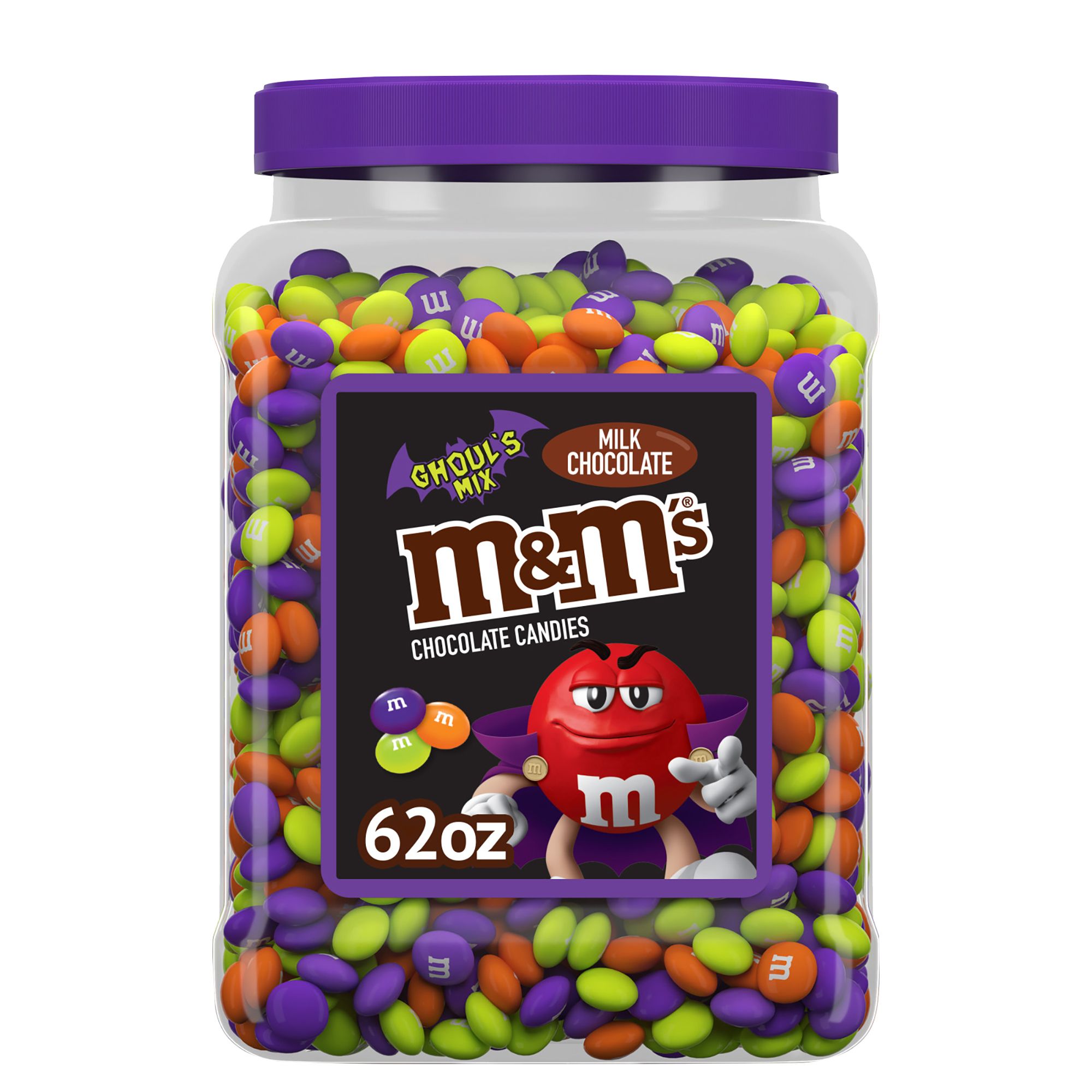 Mars M&M's Milk Chocolate Candies - 62 oz jar