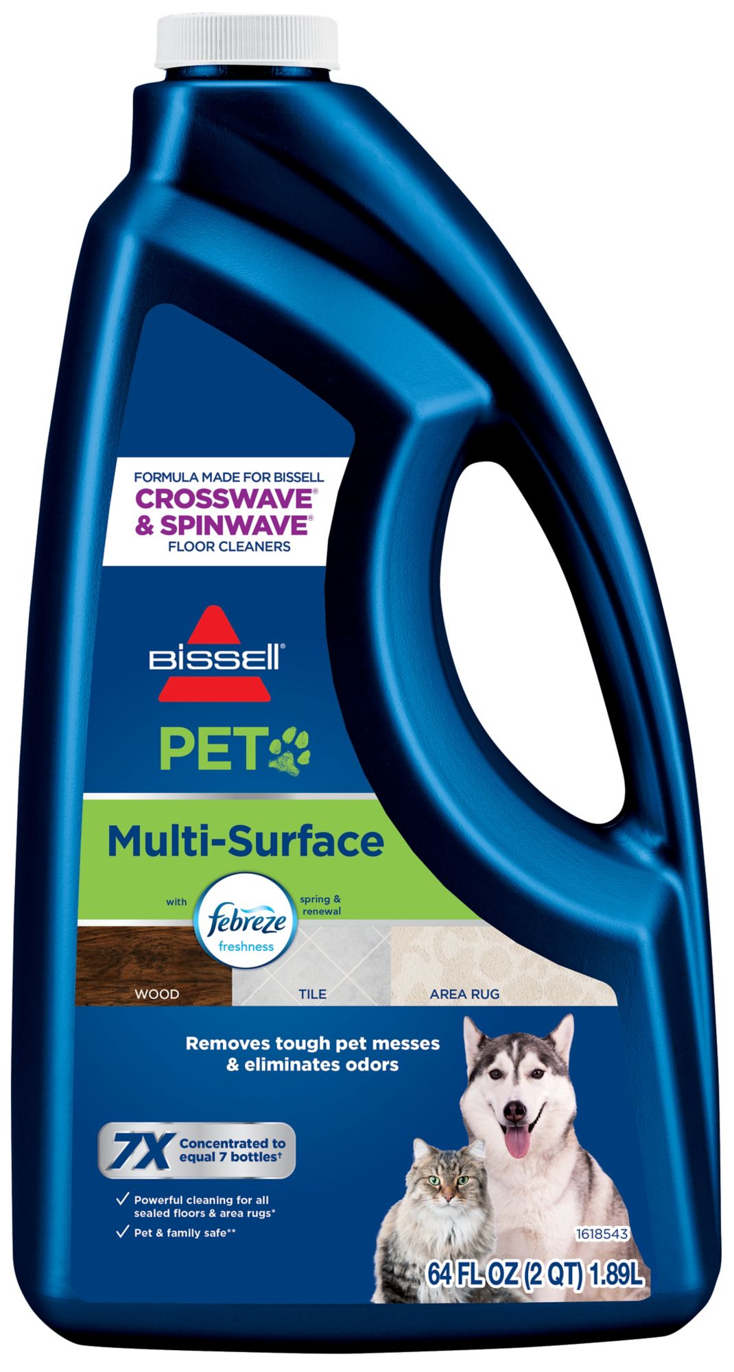 More Images Bissell Multi Surface Pet Formula Cleaner