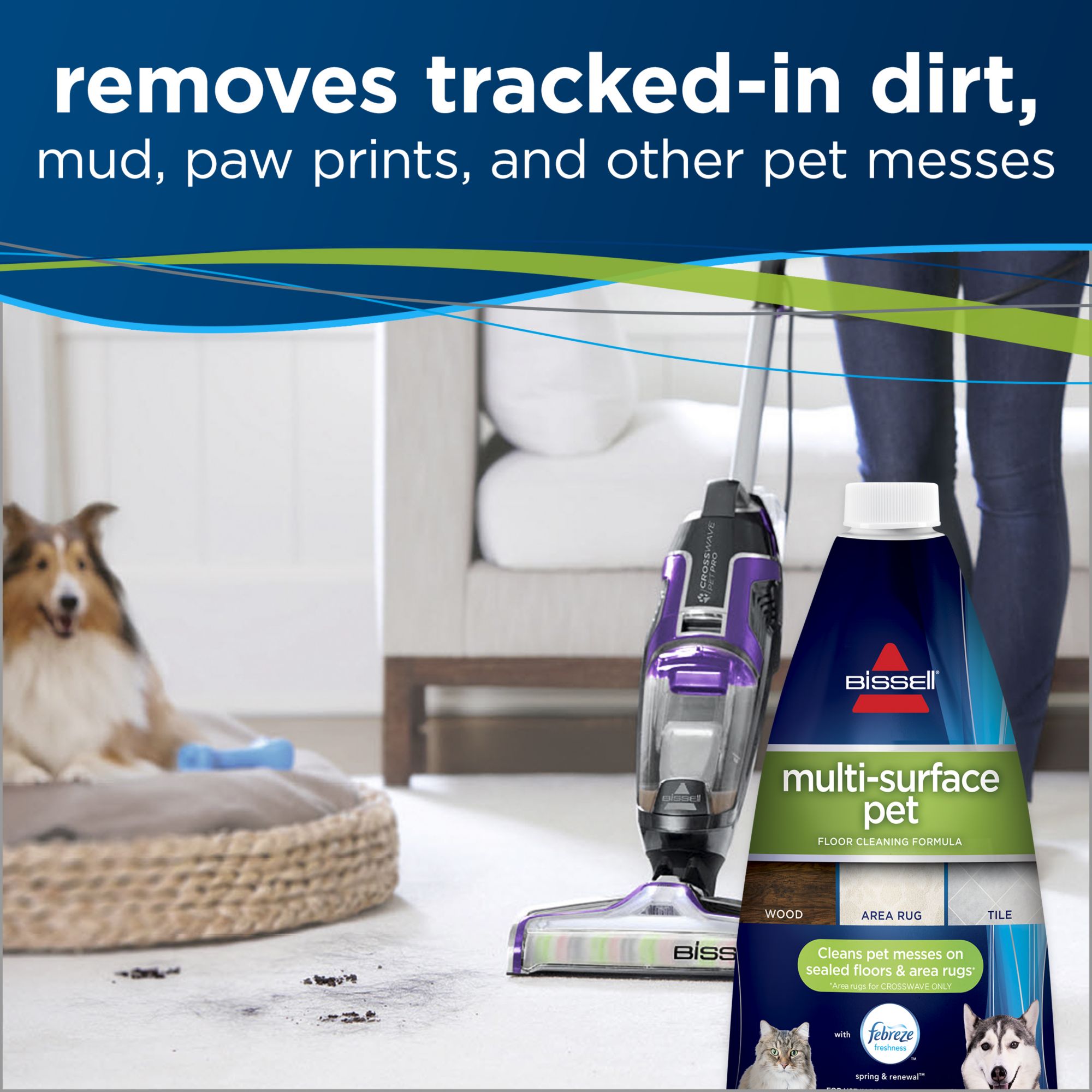 More Images Bissell Multi Surface Pet Formula Cleaner