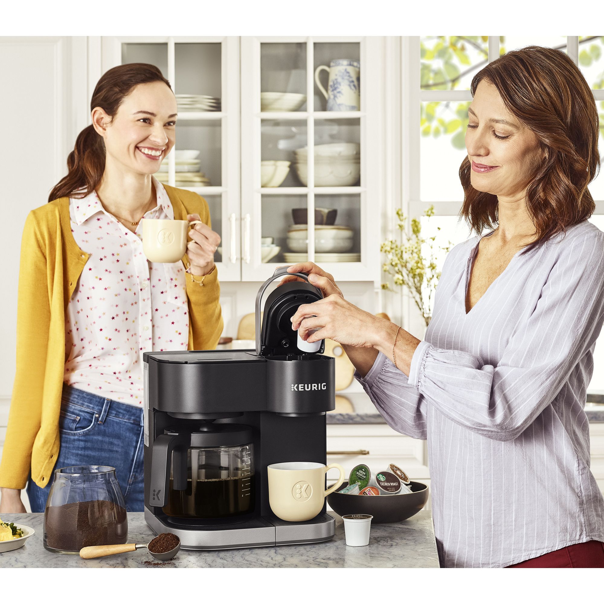 Keurig K-Duo Single Serve & Carafe Coffee Maker, 12 K-Cups and $20 Off  Coffee Coupon