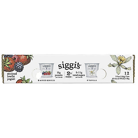 Siggi's Icelandic Yogurt Variety Pack, 12 ct.
