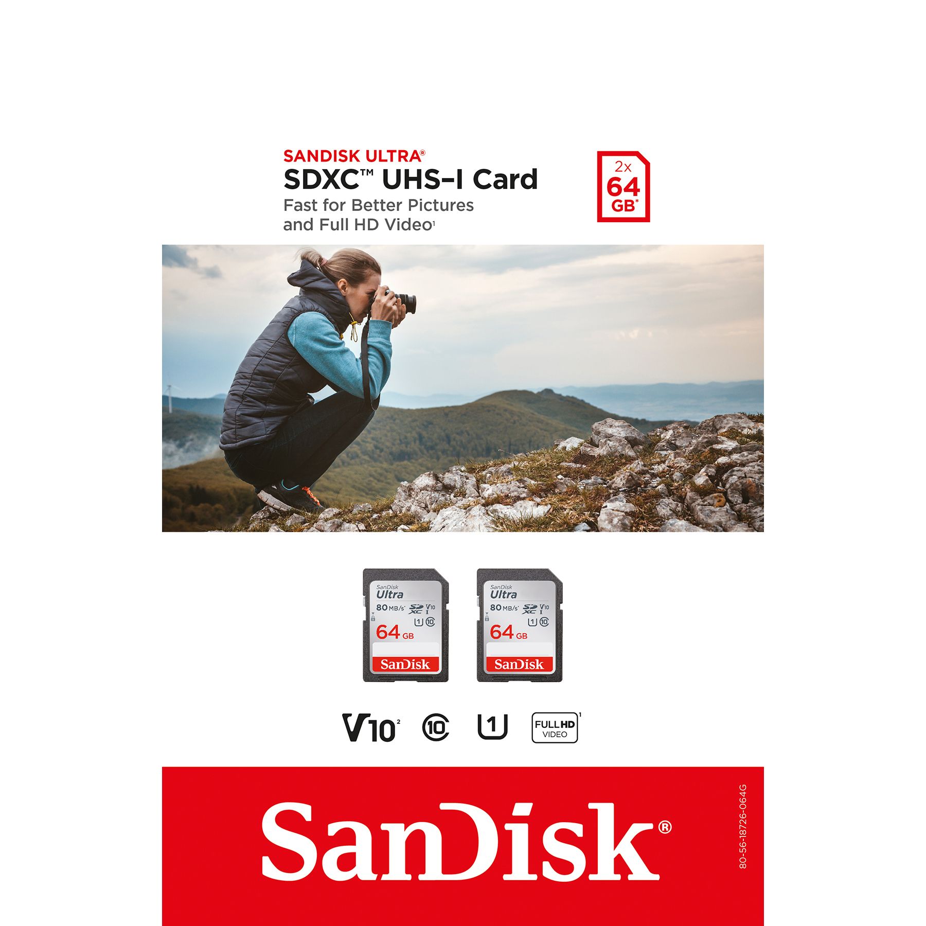 SanDisk Ultra® SDHC™ SDXC™UHS-I Memory Card, Full HD Store