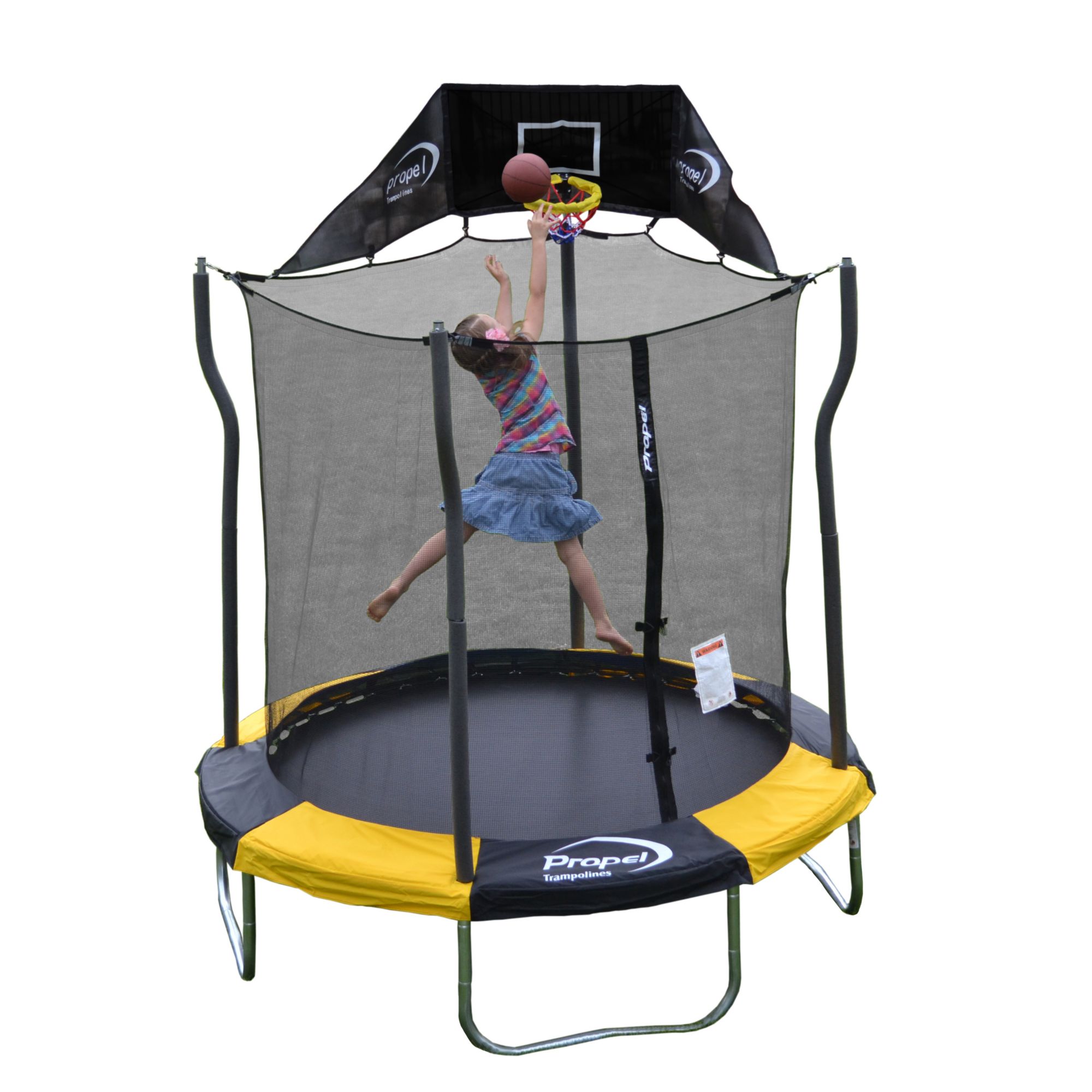 Propel Trampoline 7 Round Trampoline With Safety Enclosure And Jump N Jam Bjs Wholesale Club