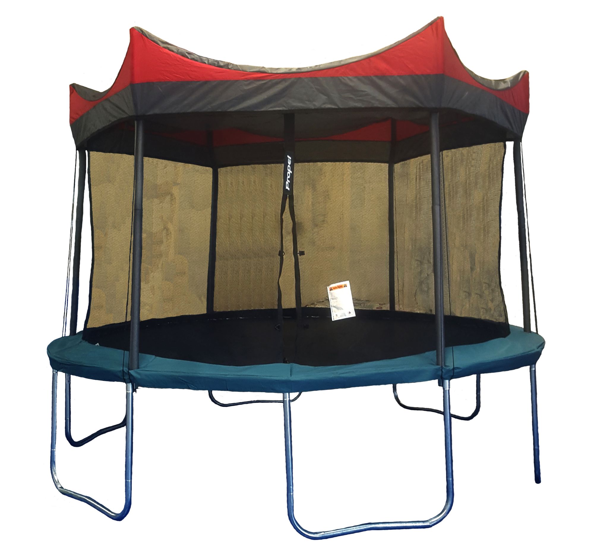 Trampoline shade clearance cover