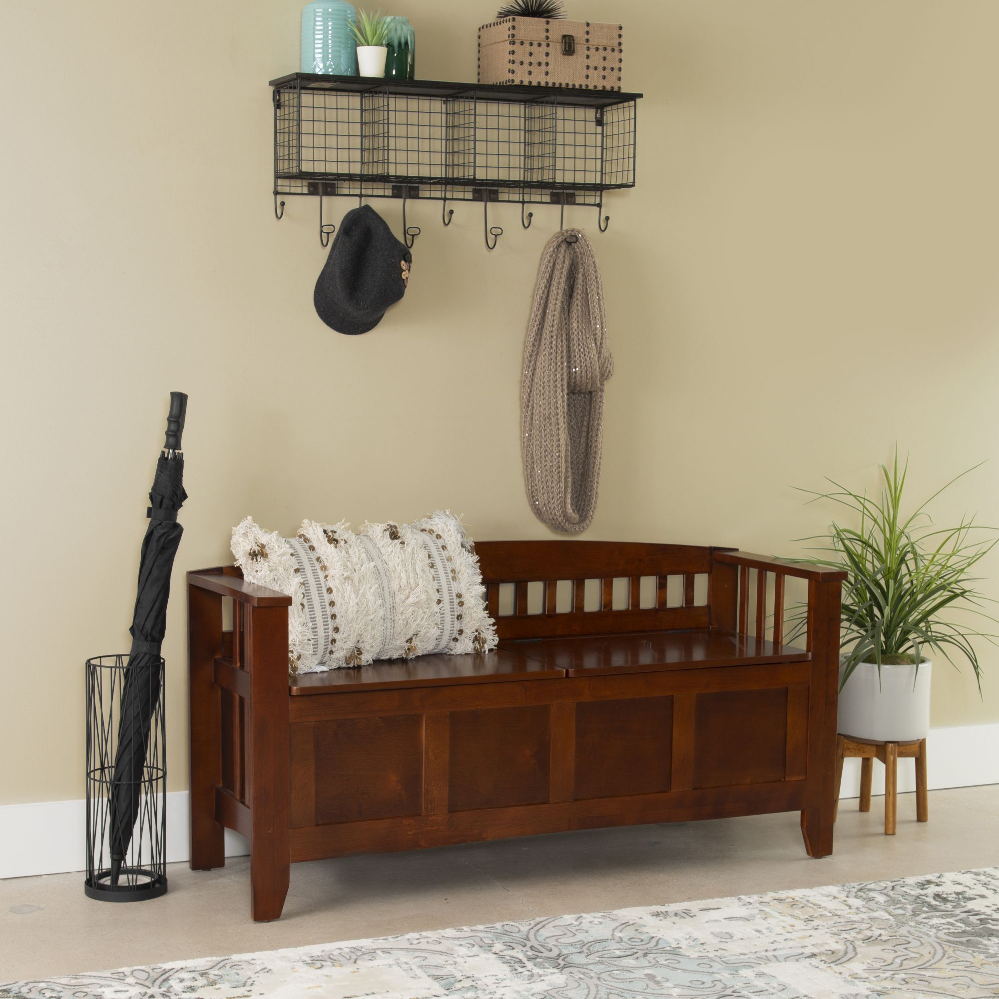 Walnut deals bench seat