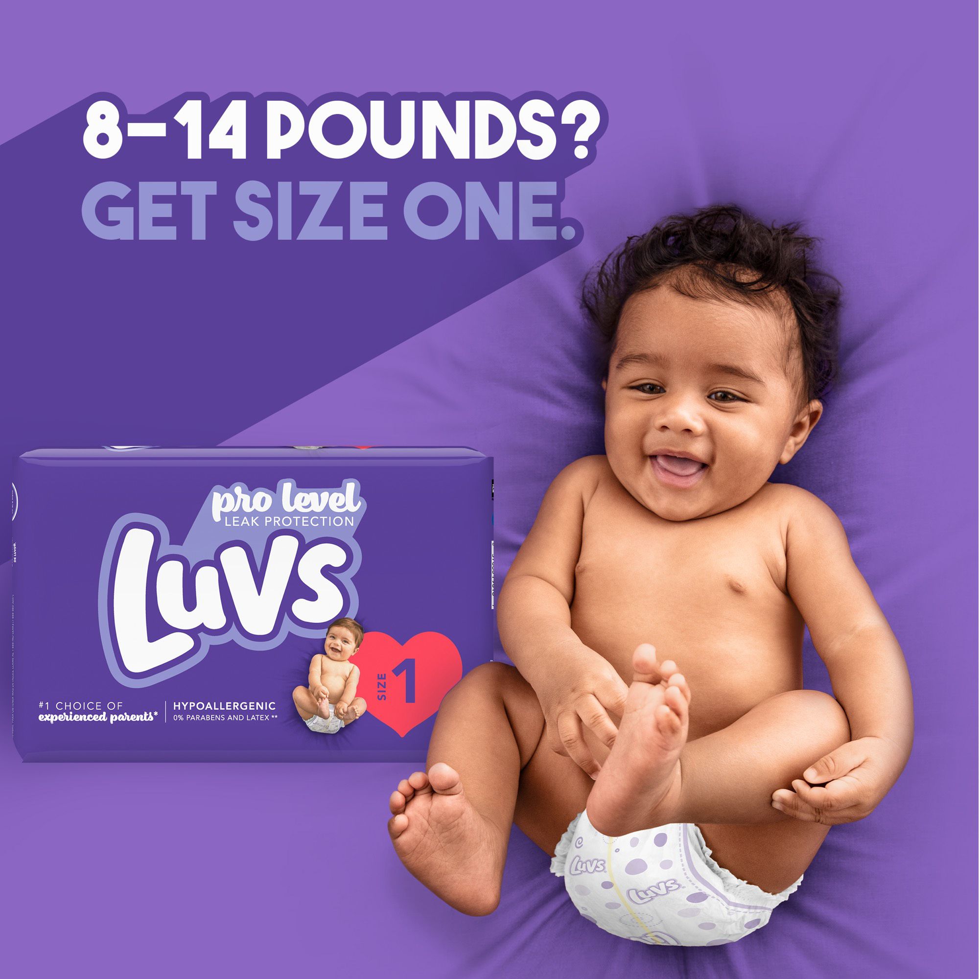 luvs diapers, size 4, 160 count