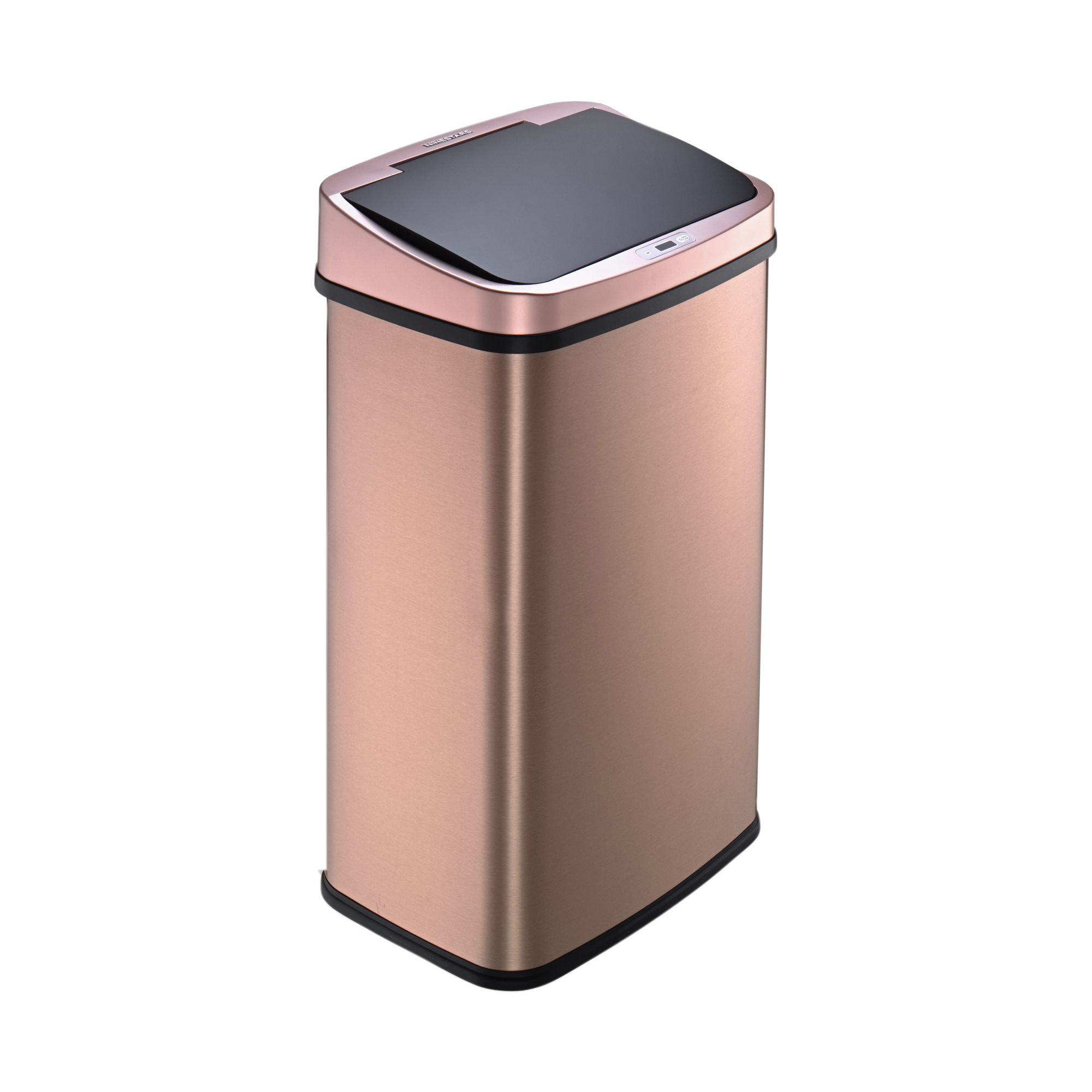 13 Gallon Trash Can Plastic Kitchen Trash Can Automatic Touch Free High-Capacity Garbage Can with Lid for Bedroom Bathroom Home Office 50 Liter,Pink