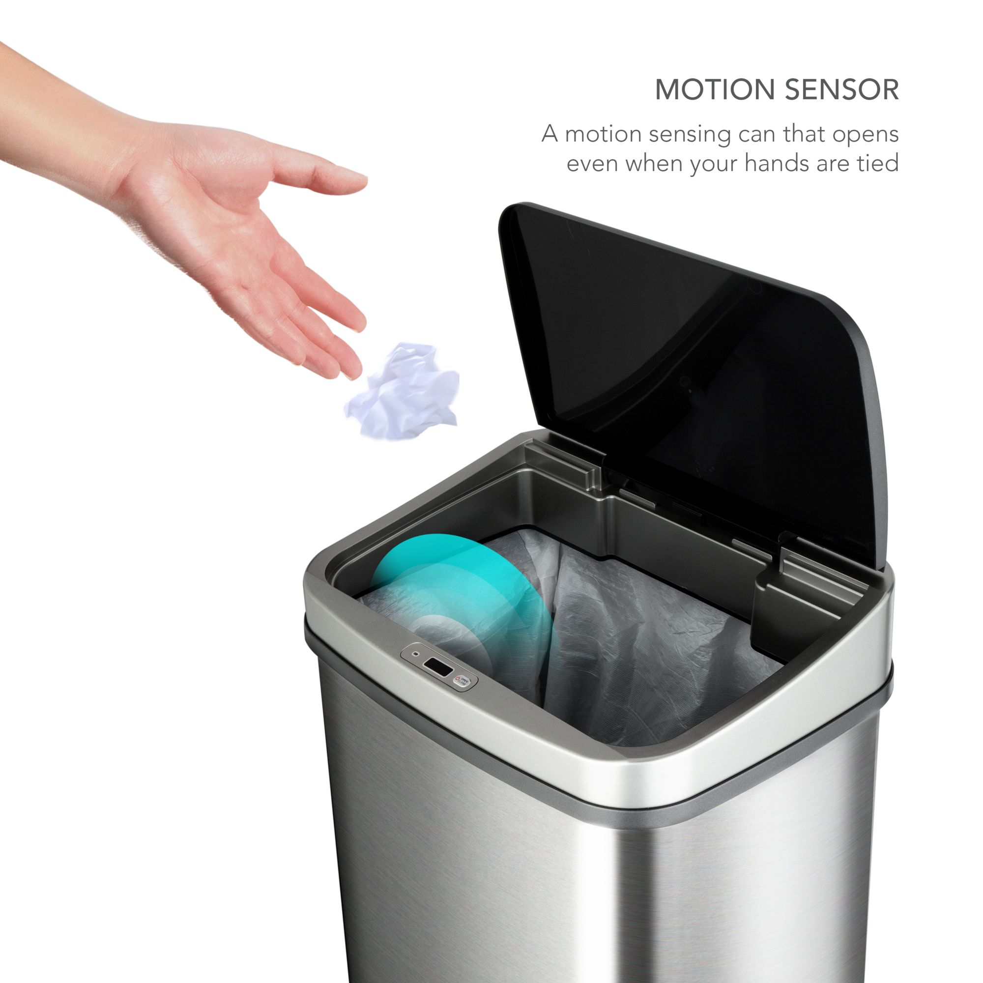 Nine Stars Trash Can - Automatic Trash Can - Motion Sensor