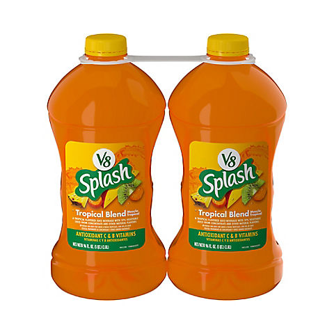 V8 Splash Tropical Fruit Blend Flavored Juice Beverage, 2 pk./96 oz.