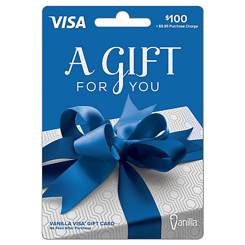 $100 Vanilla Visa Gift Card + $5.95 Fee