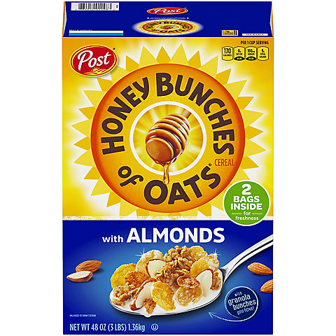Post Honey Bunches of Oats with Almonds, 48 oz.