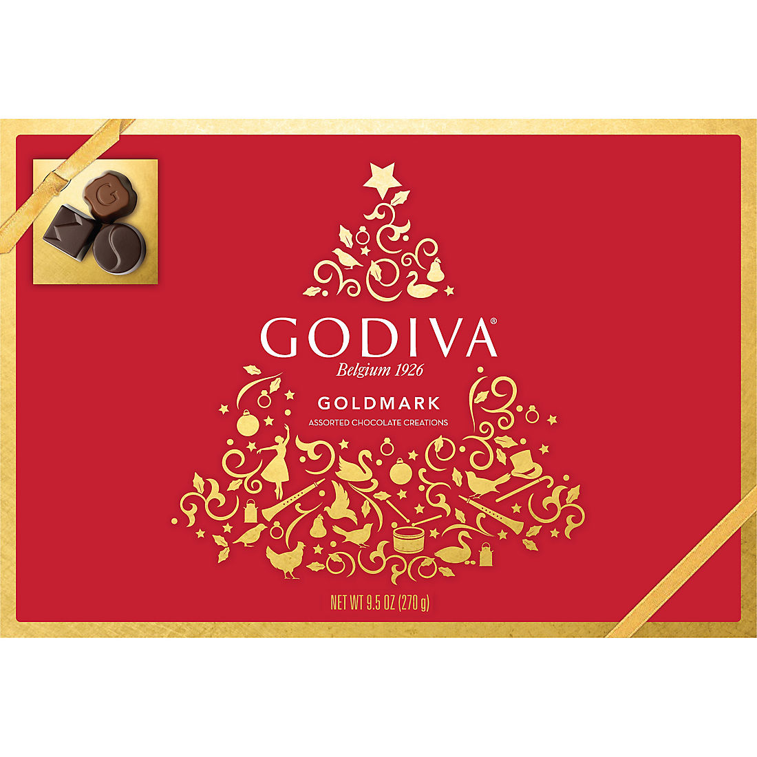 Fast shipping!! Godiva Masterpiece Holiday 12 Days of Godiva Box