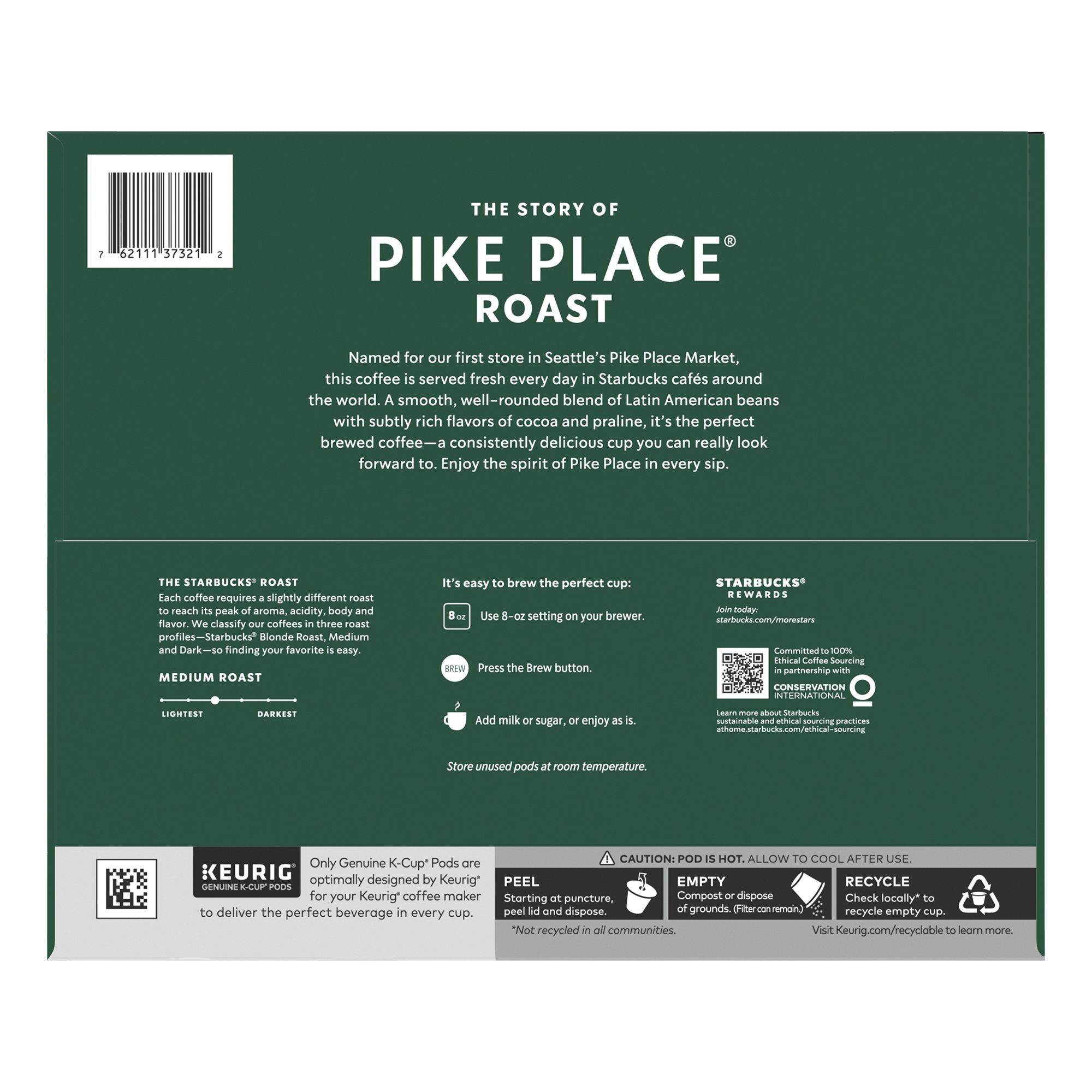 Pike Place® Roast K-Cup® Pods