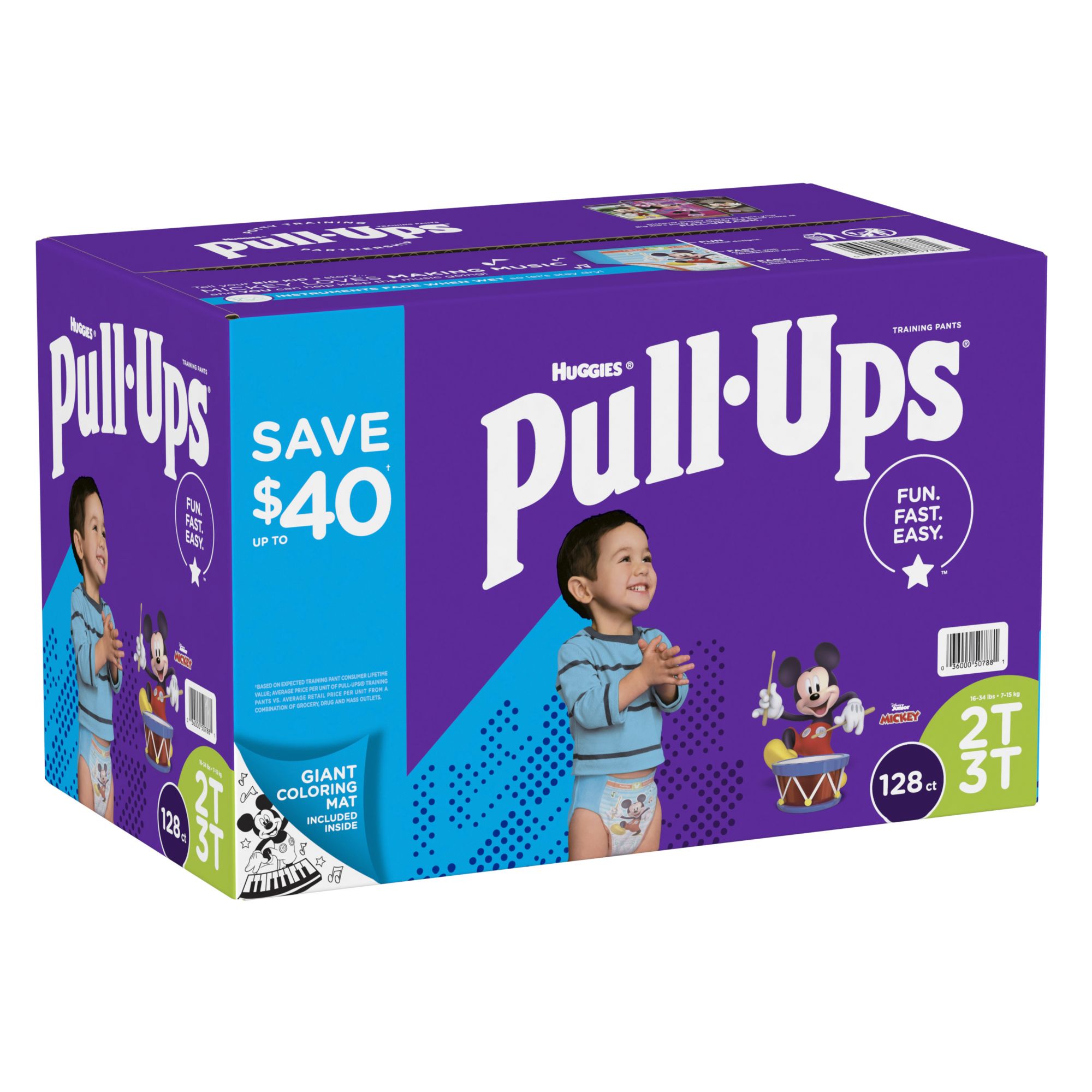 Pull Ups - Pull Ups, Learning Designs - Training Pants, Size 2T-3T (18-34  lbs), Disney, Jumbo (25 count), Shop