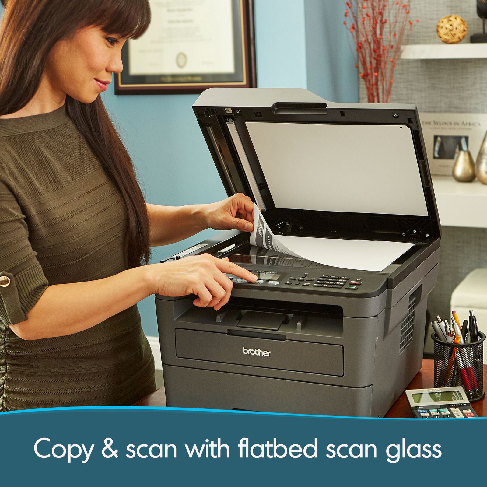 Brother MFC-L2717DW All-In-One Laser Printer with Toner