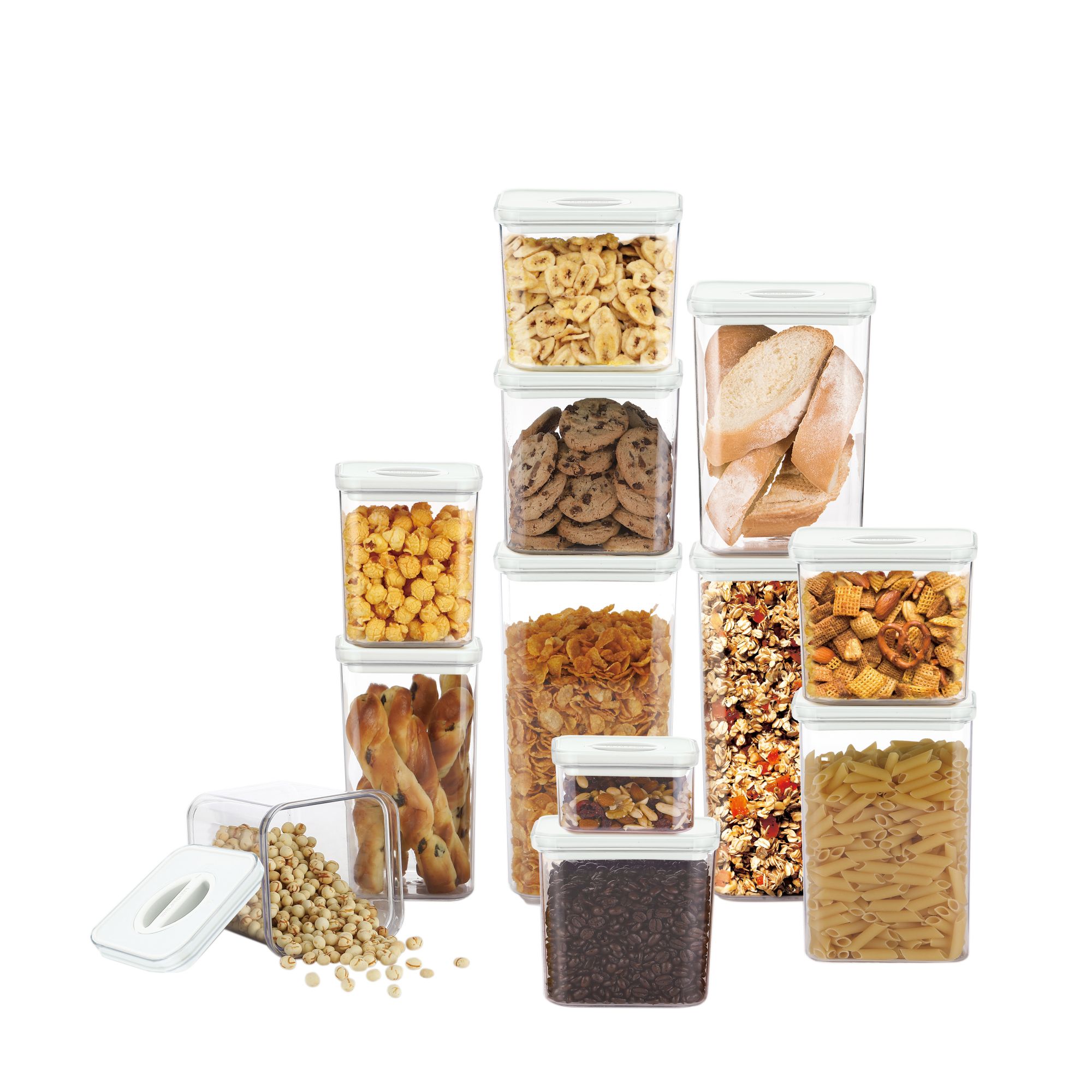 Neoflam Smart Seal Canister Set, 12Pc