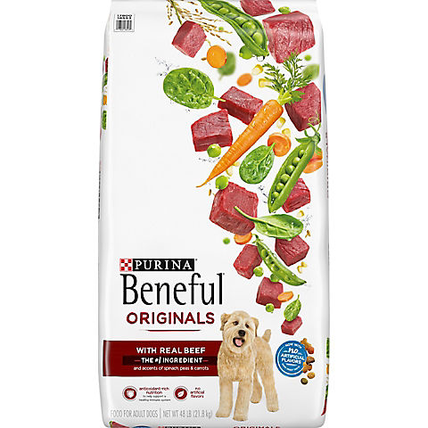 Purina Beneful Originals with Real Beef Dog Food, 48 lbs.