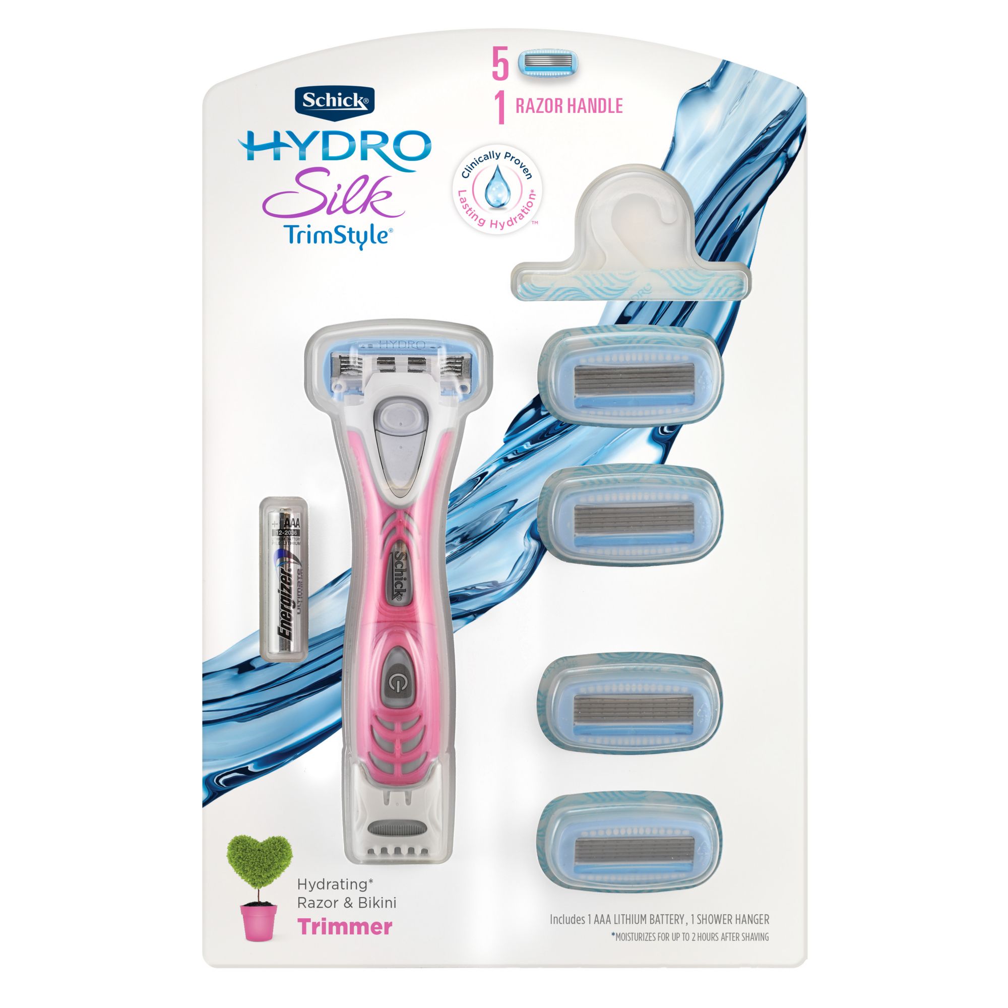 schick hydro razor and bikini trimmer