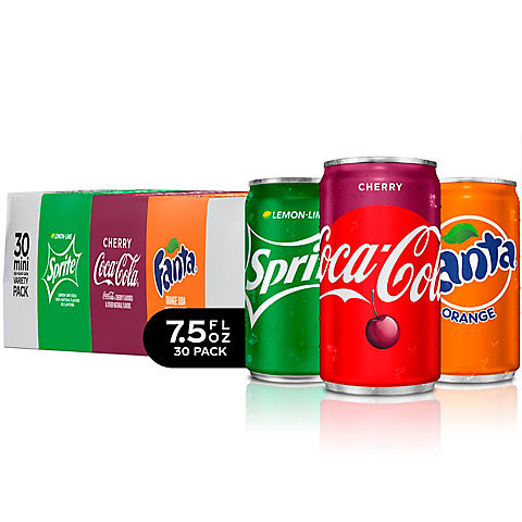 Coca-Cola Mini Cans Variety Pack, 30 pk.