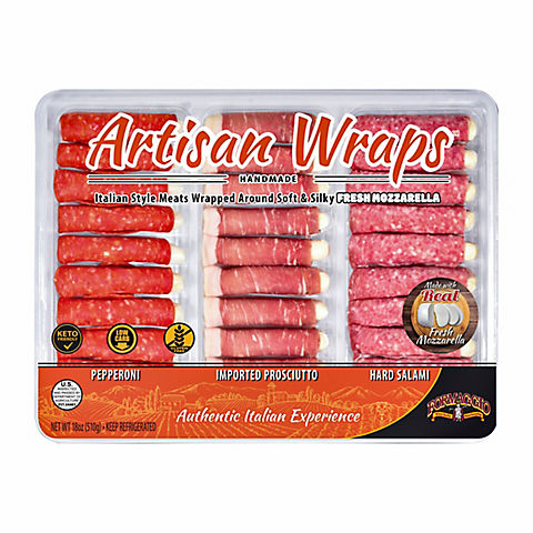 Formaggio Artisan Wrap Variety Pack, 18 oz.