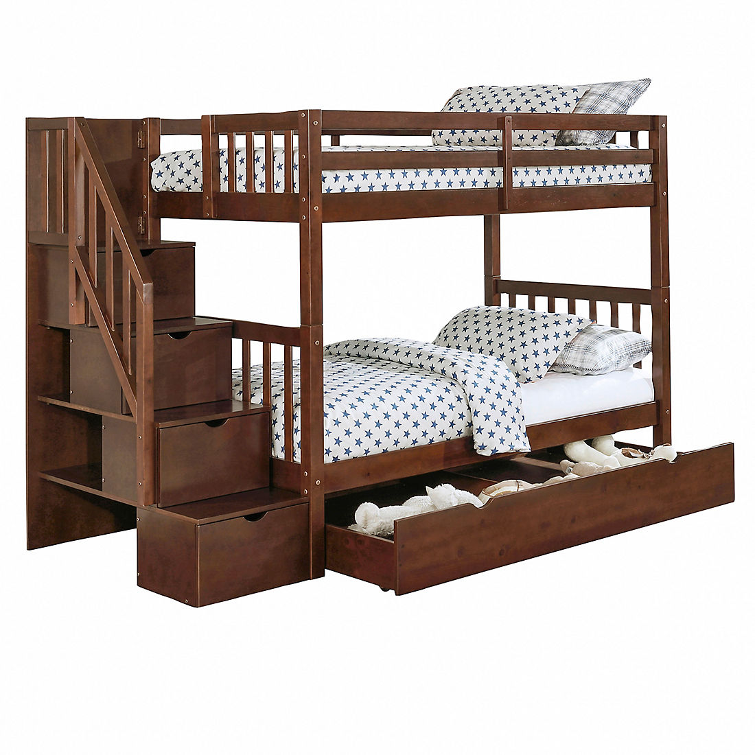 Berkley Jensen Twin Over Stairway, How Much Weight Can A Full Size Bunk Bed Hold