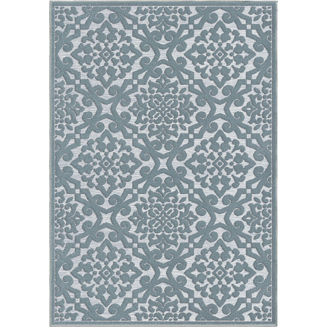 Orian Rugs 9 X 13 Boucle Indoor Outdoor Area Rug Lansing Harbor Blue Bj S Whole Club