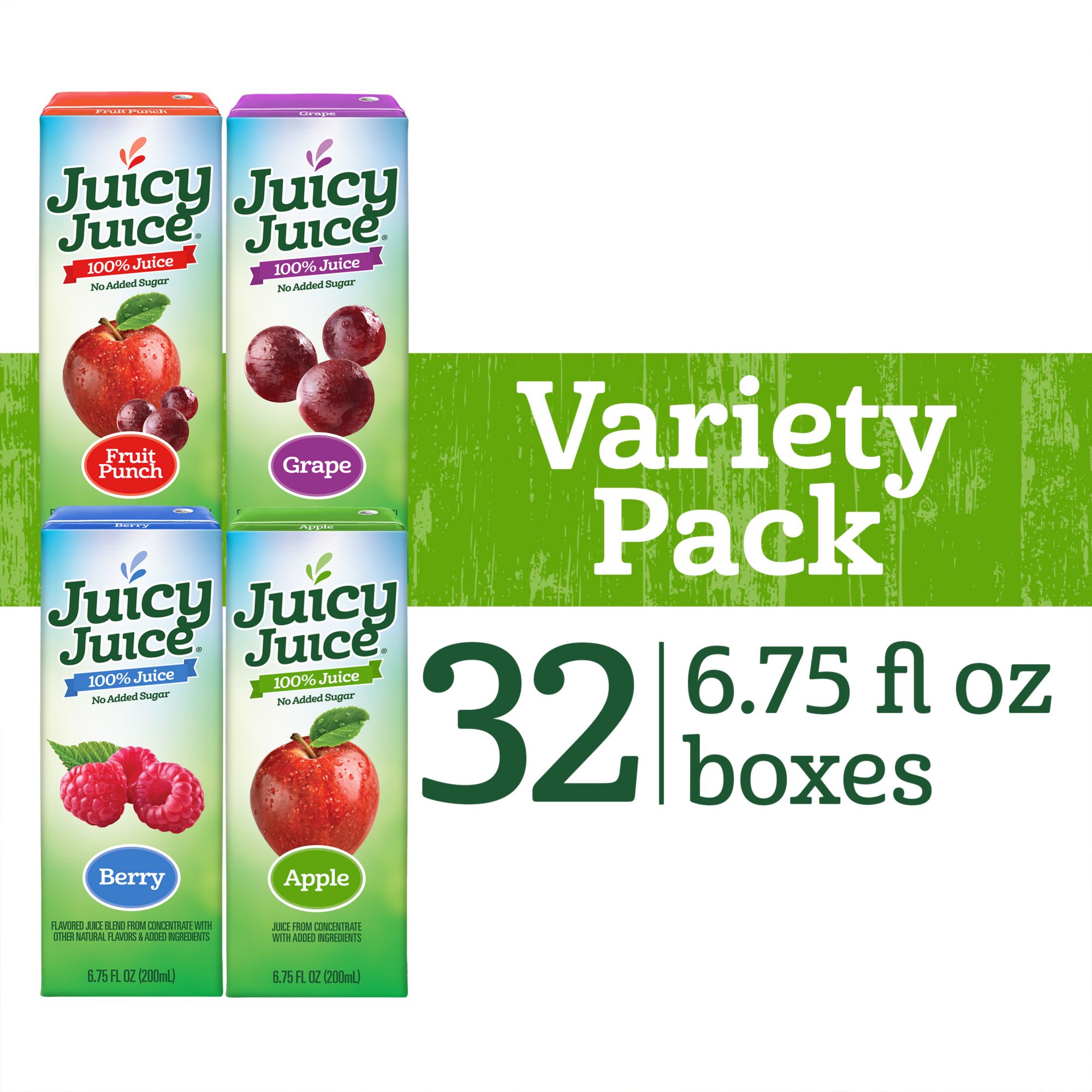 Juicy Juice Variety Pack, 32 ct./6.75 oz.