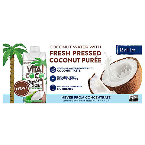 Vita Coco Pressed Coconut Water, 12 pk.
