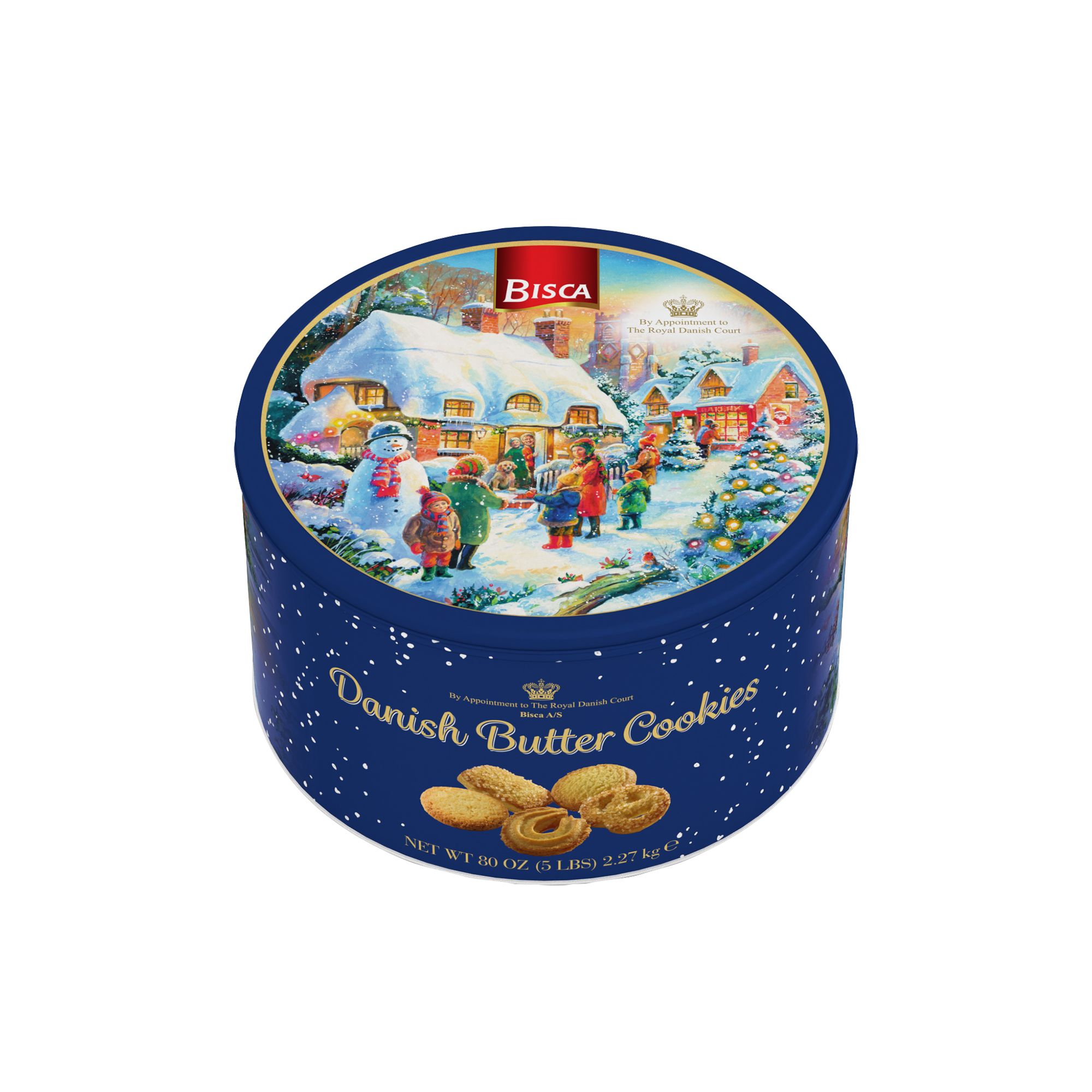 Bisca Danish Butter Cookies, 64 oz.