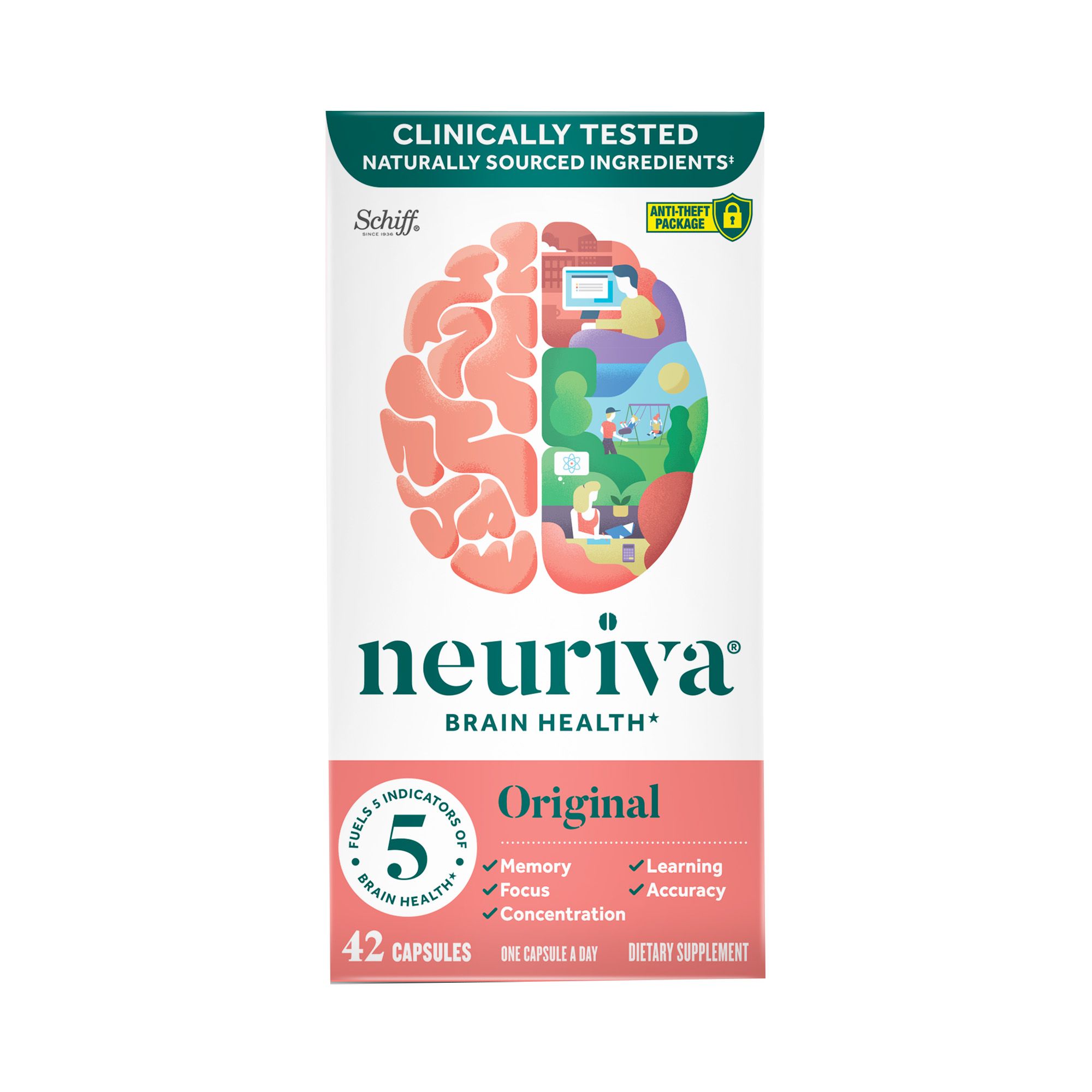 Neuriva Original Brain Performance Supplement, 42 Ct.