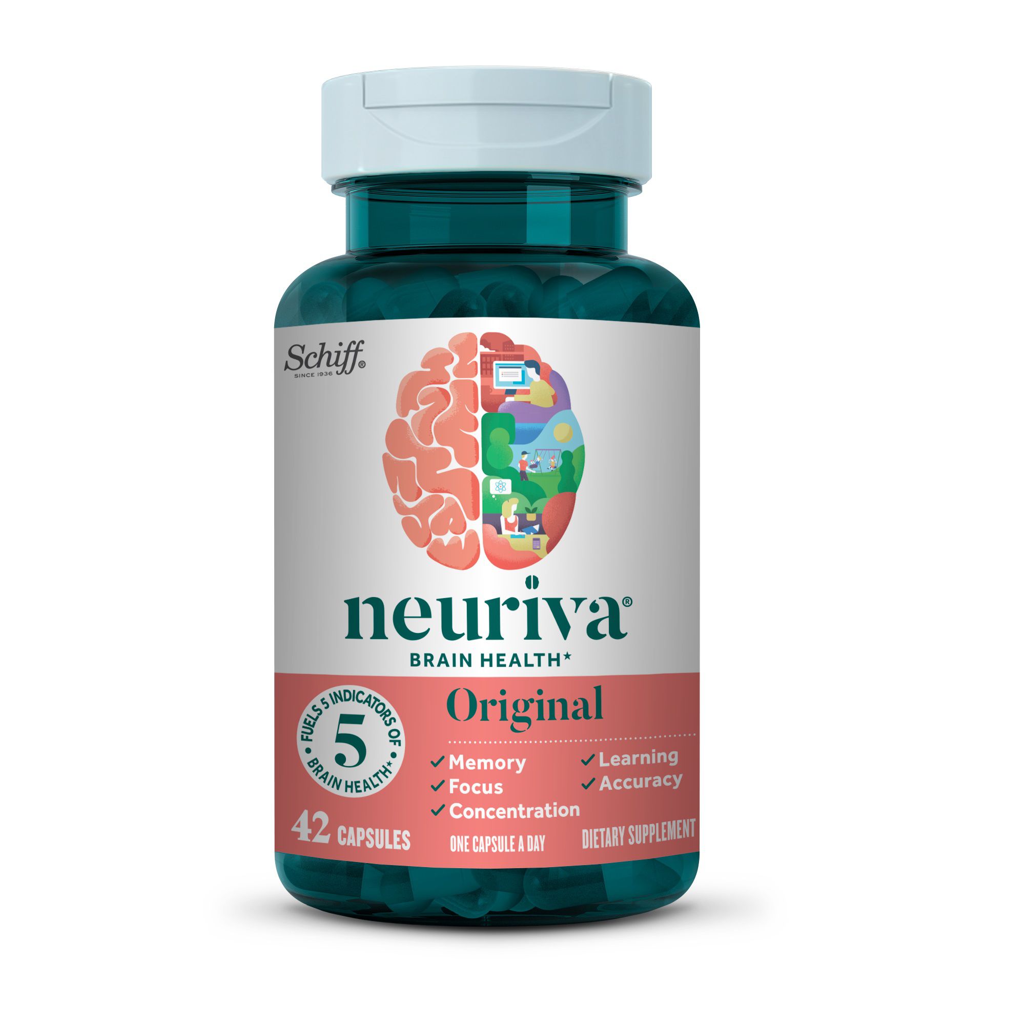 Neuriva Original Brain Health Supplement Capsules (42 ct.) - Sam's