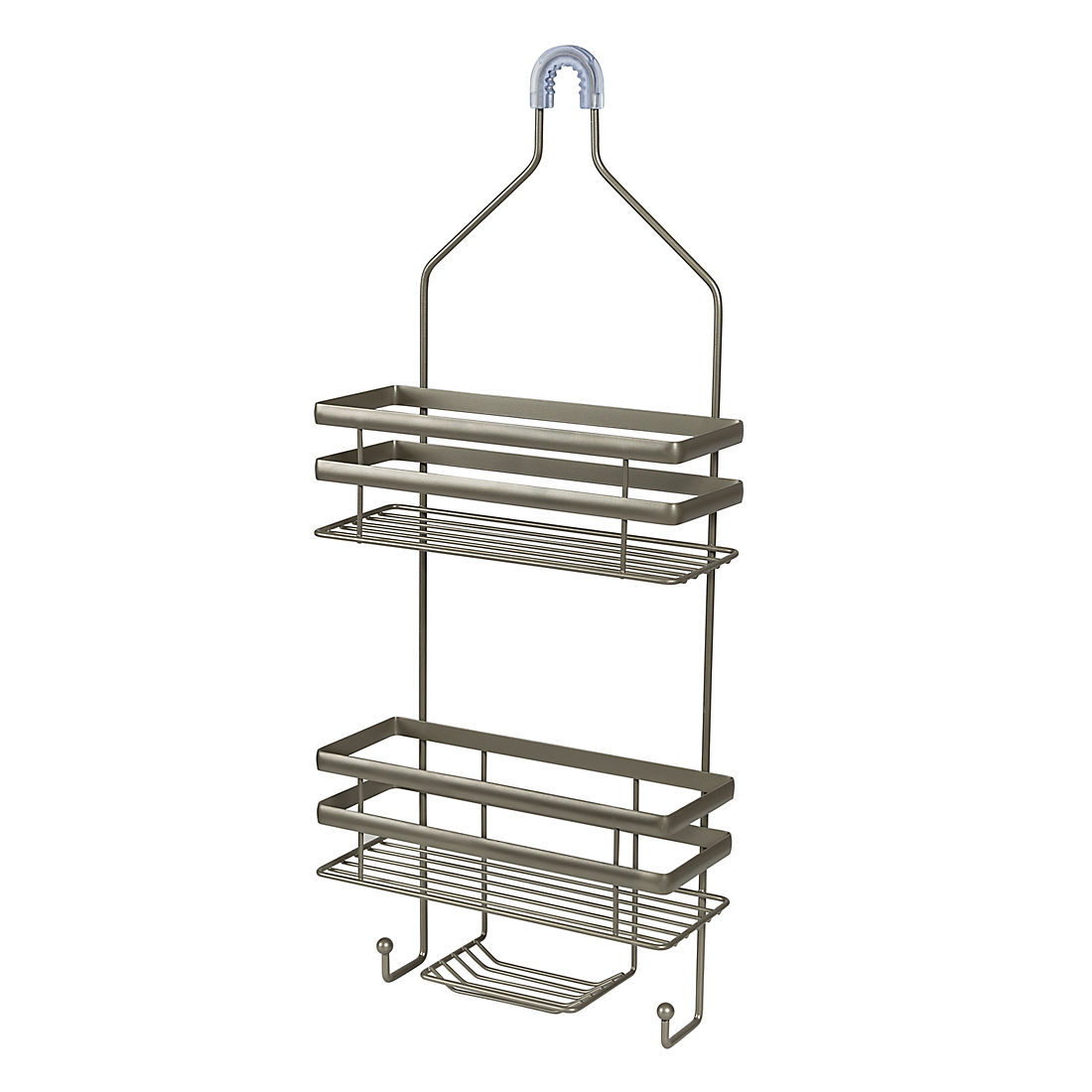 Honey-Can-Do Flat Wire Steel Shower Caddy - Gray