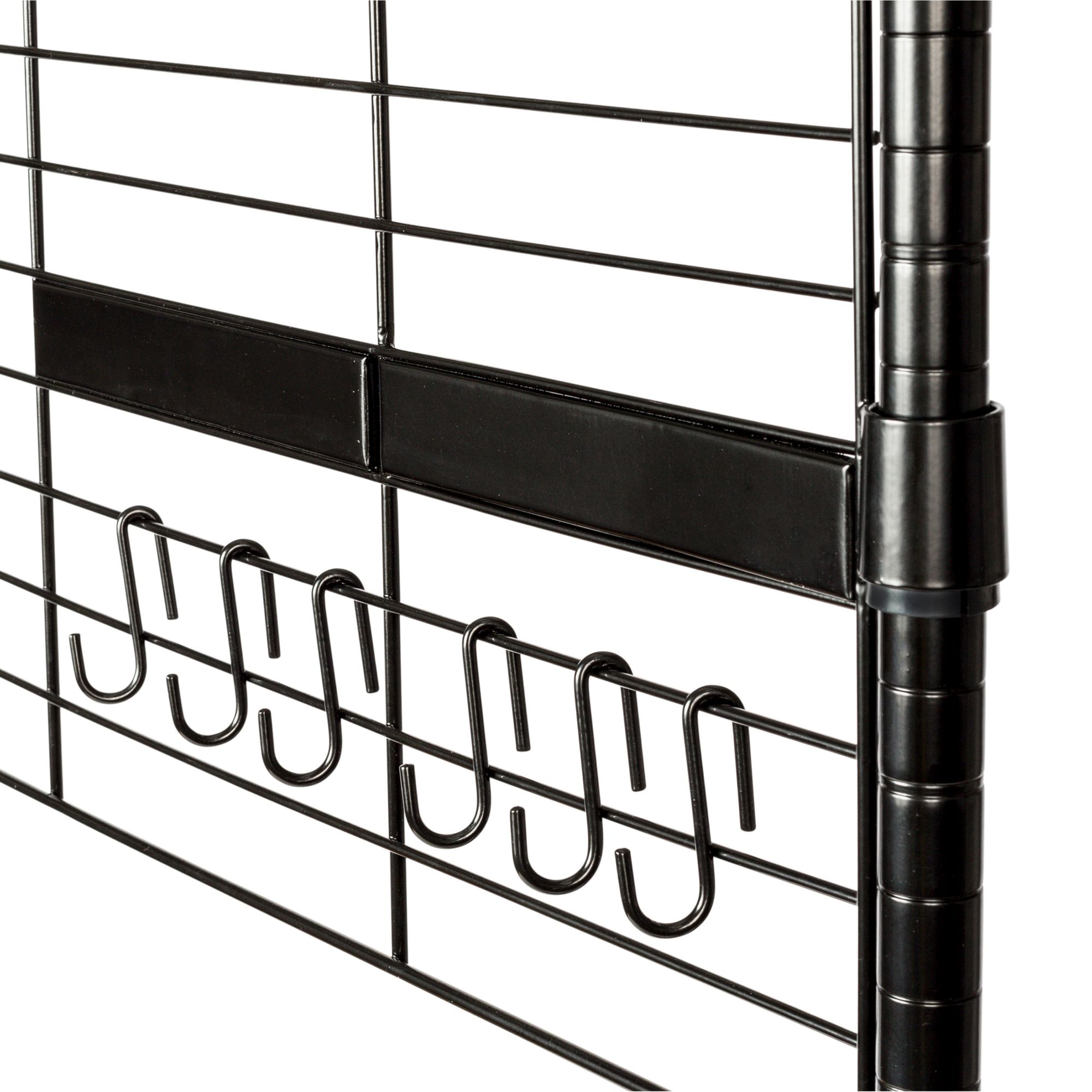 Honey can do black matte bakers rack sale