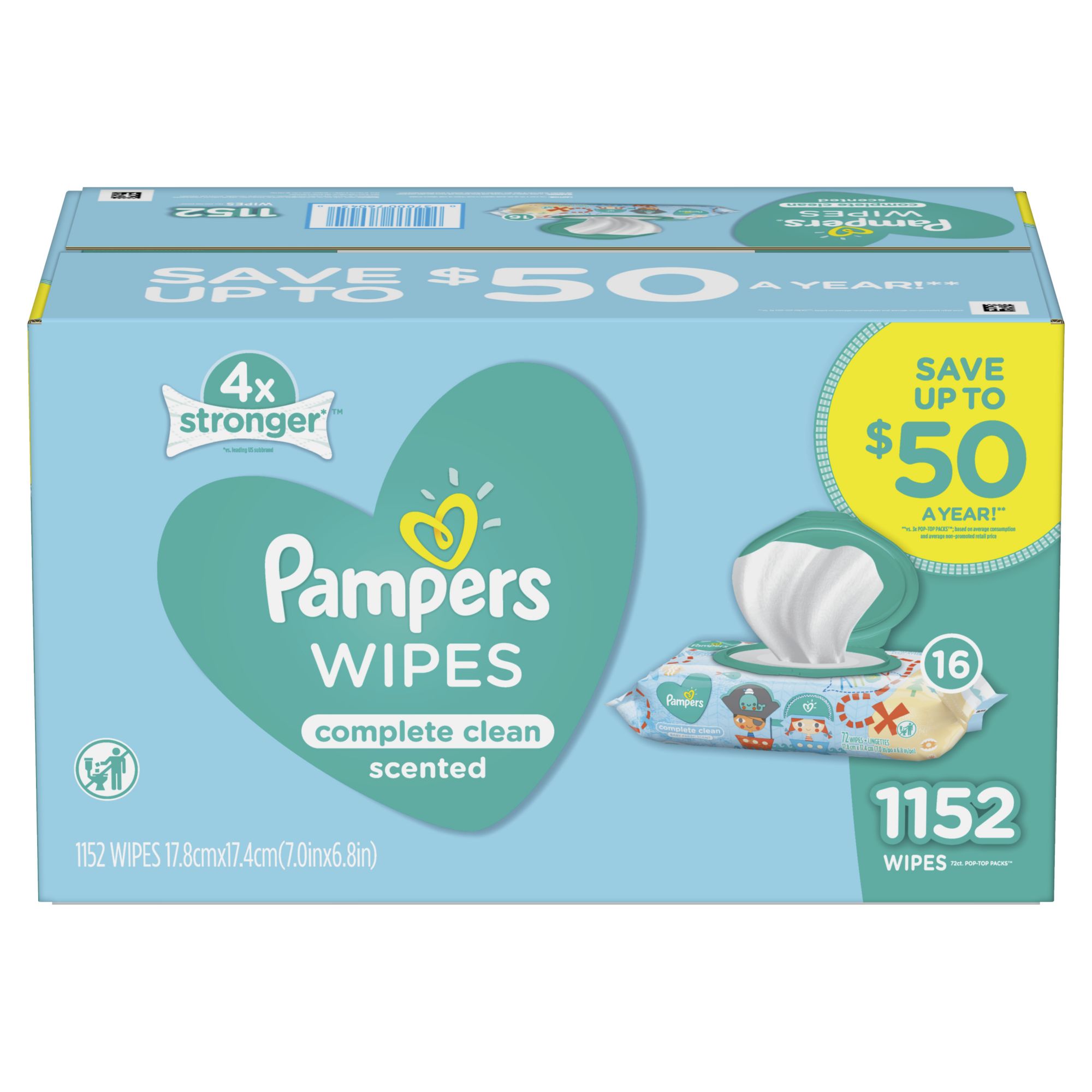 huggies natural care wipes 1152