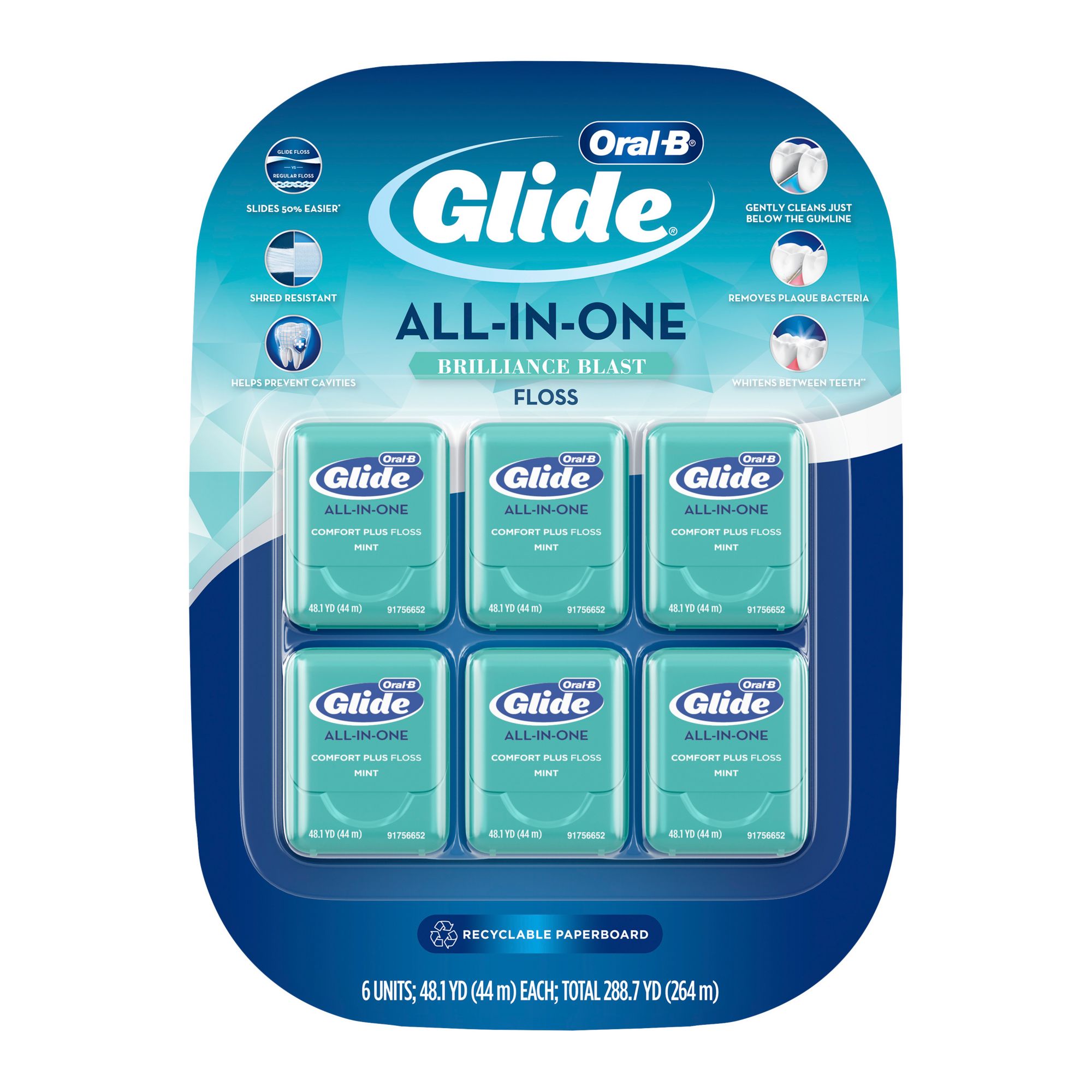 Oral-B Super Floss Mint Dental Floss, 50 ct - 2 pk