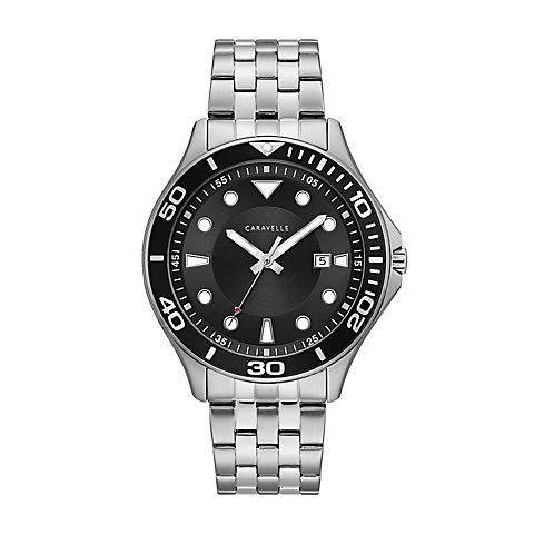 Caravelle Designed By Bulova Men's Stainless Watch