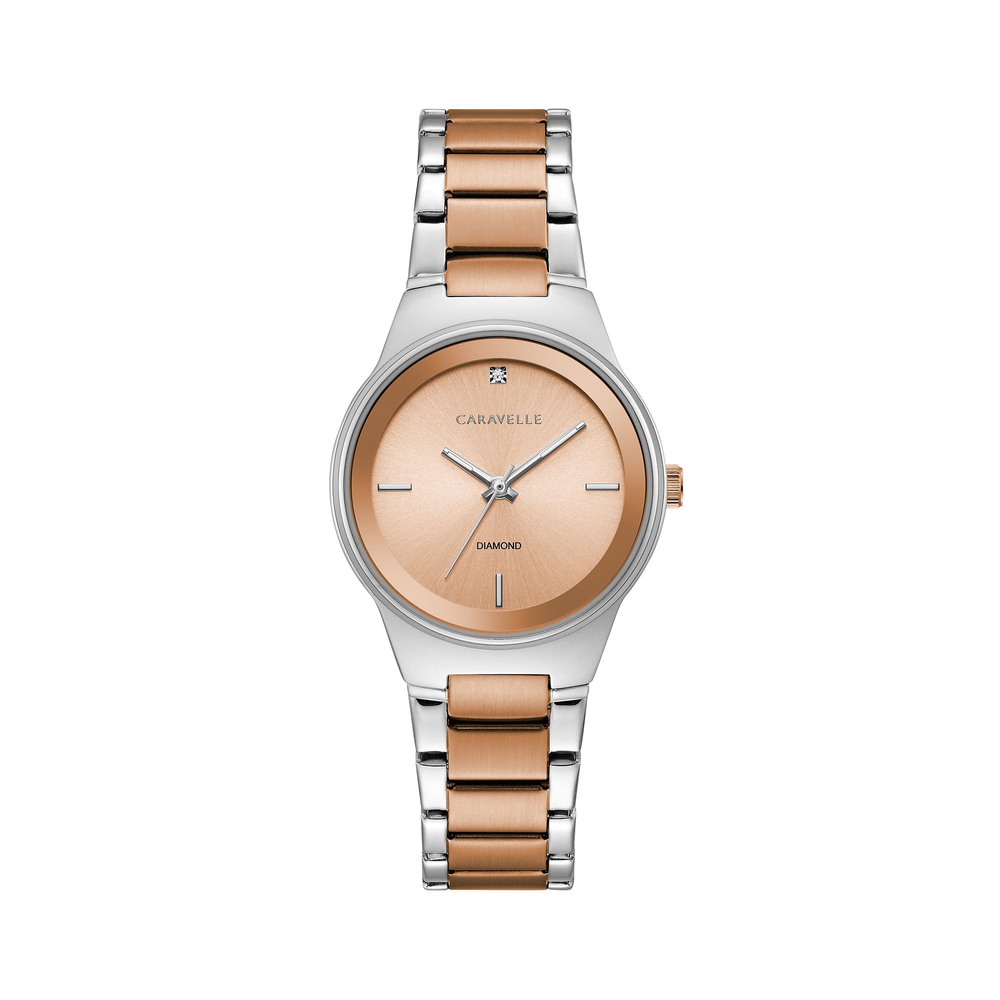 Caravelle by bulova women's diamond accented watch sale