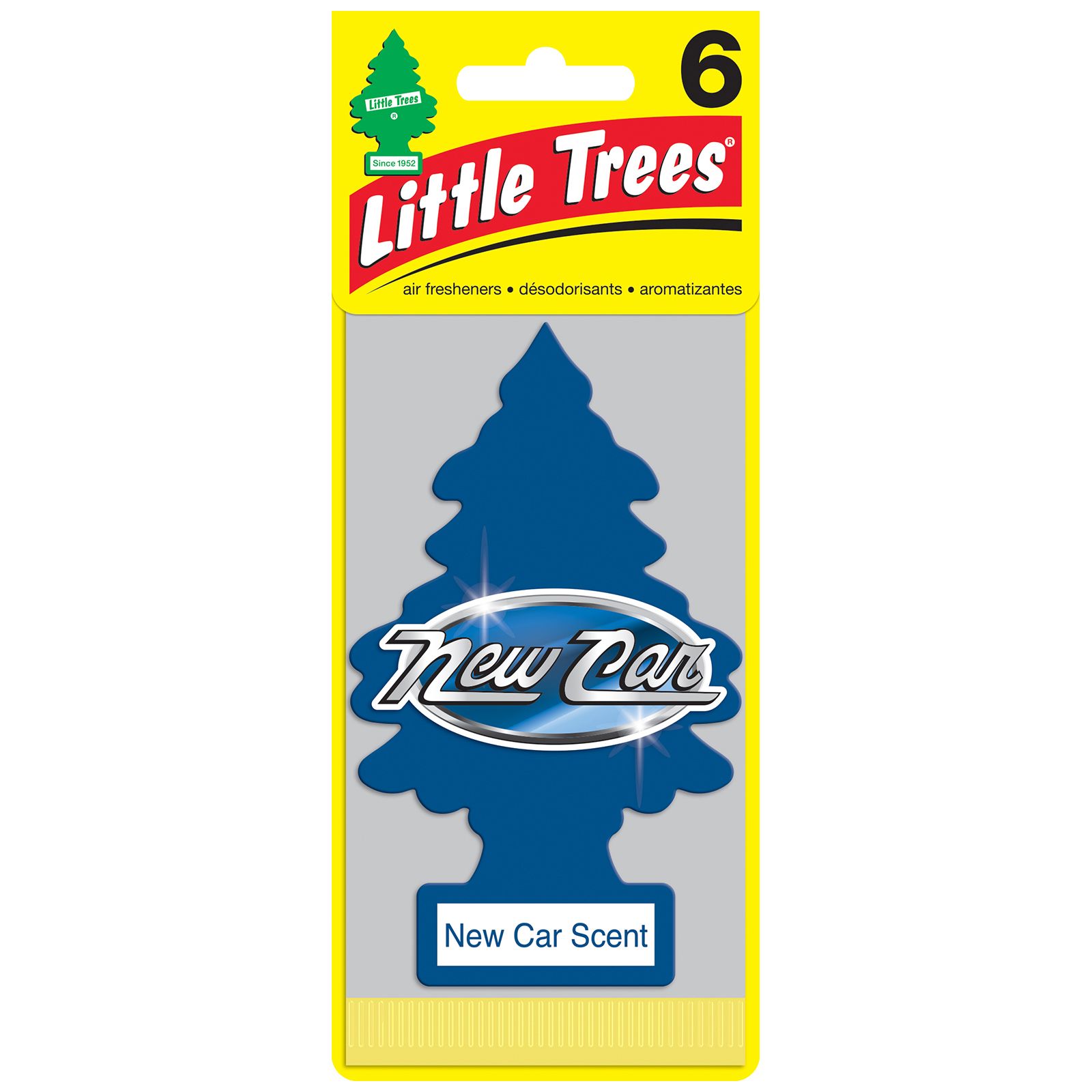 Little Tree New Car Scent Air Fresheners, 6 pk.