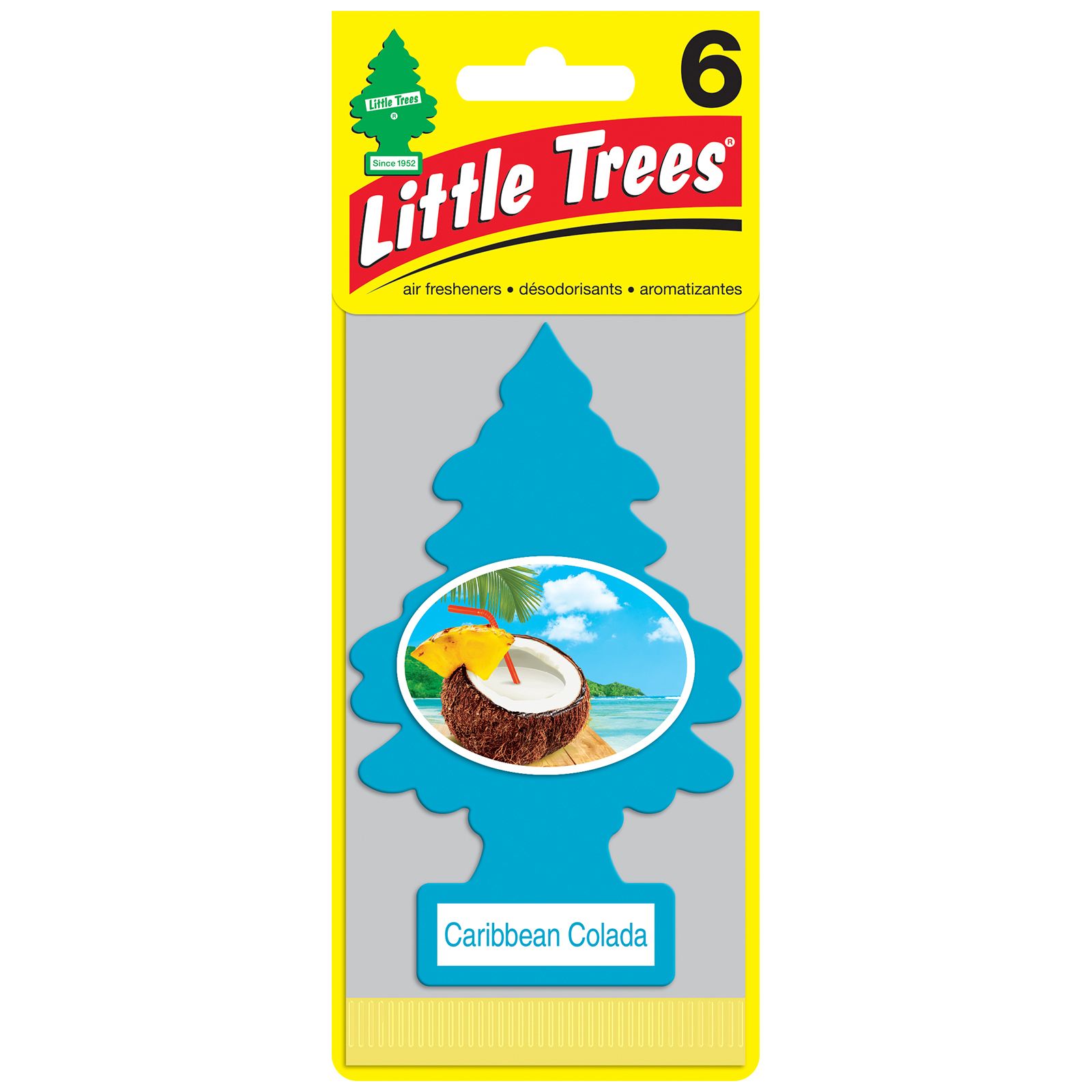 Little Tree Caribbean Colada Air Fresheners 6 Pk Bjs Wholesale Club