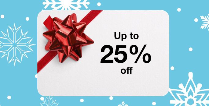 Up to 25% off Gift Cards