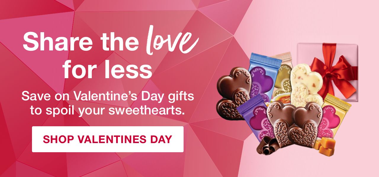 Share the love for less. Save on Valentine’s Day gifts to spoil your sweethearts. Click here to shop Valentine
