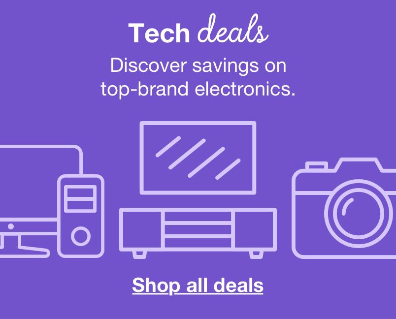 Tech deals. Explore big savings on top-brand electronics. Click to shop all deals