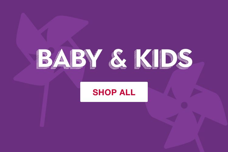 Baby & kids category. Click to Shop All.