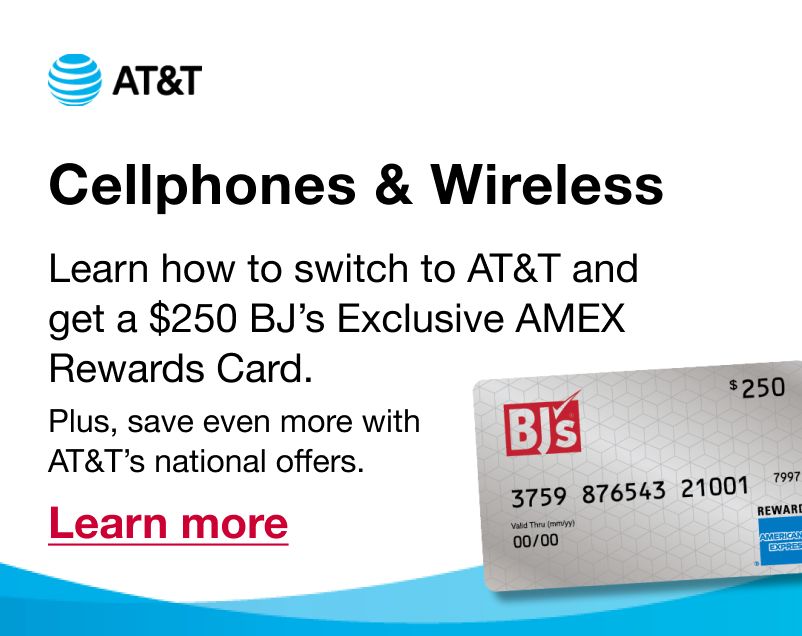 AT&T Cellphones and wireless. Learn how to switch to AT&T and get a $250 AMEX Rewards Card. Click to learn more.