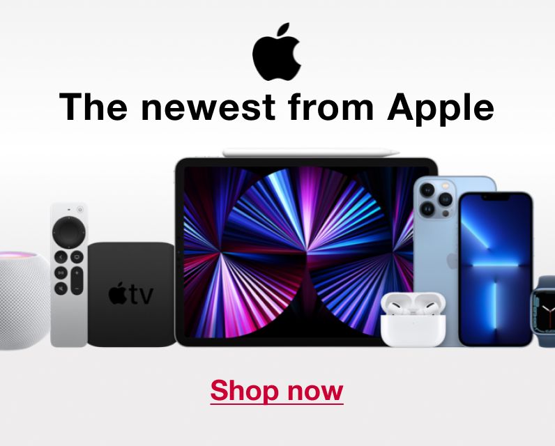 The newest from Apple. Click to shop now