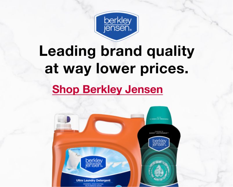 Leading brand quality at lower prices. Click to shop Berkley Jensen