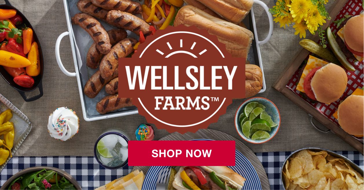 Carrots, toast, mashed potatoes, ham and more. Click here to shop Wellsley Farms