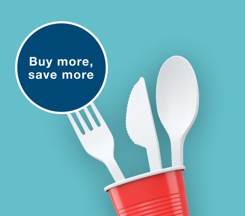 Buy more, save more on tableware