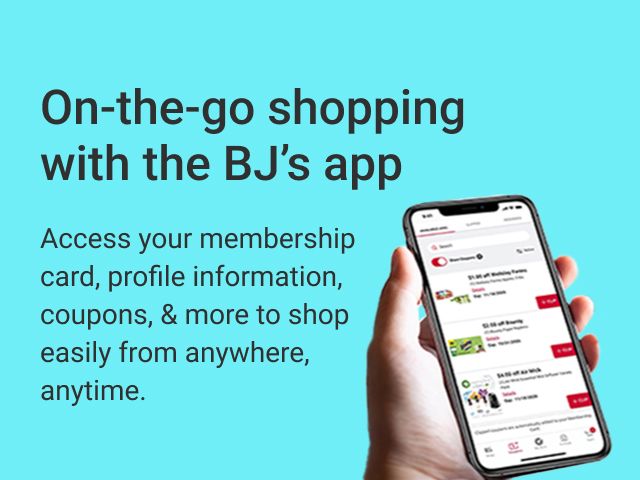 Anytime shopping with the BJ's app. Access your membership card, local gas prices, new coupons and so much more.